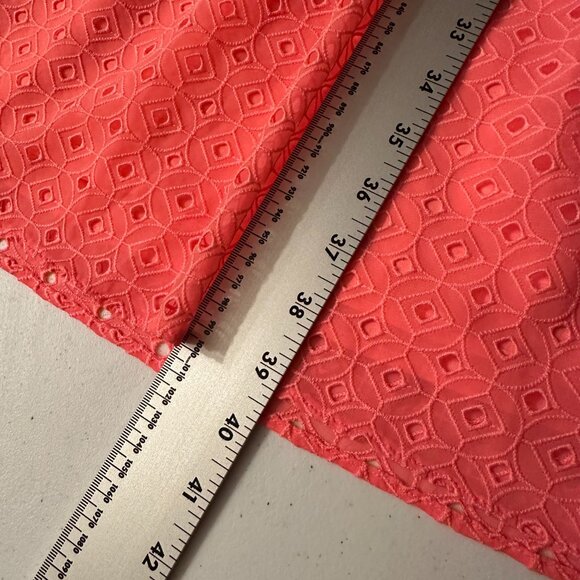 Lilly Pulitzer Women's NOVELLA DRESS Coral Mini Medallion Chiffon New w/Tags XL - Picture 7 of 8